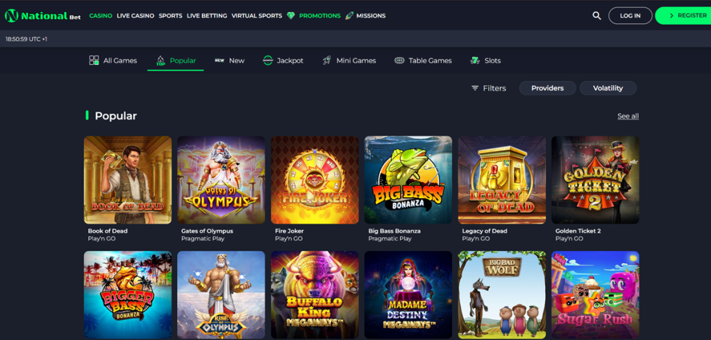 National Bet Casino Review
